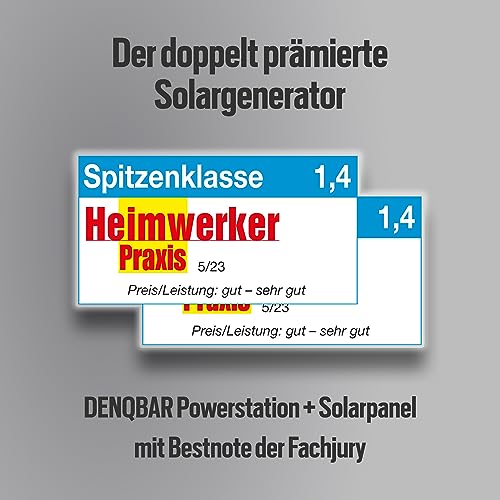 DENQBAR Solargenerator 281Wh mit Solarmodul - 2