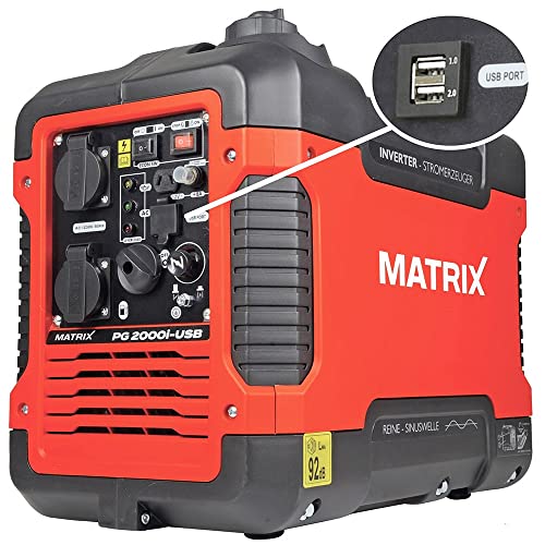 Matrix Inverter Notstromaggregat 2000 Watt Benzin - 2