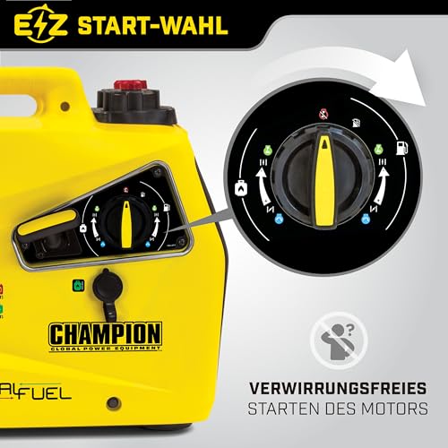 Champion 2000 Watt Gas/Benzin Notstromaggregat - 6