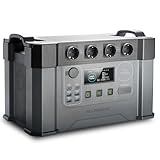 ALLPOWERS Tragbarer Powerstation 2400W (4000W Surge) Wechselstromsteckdosen 1451Wh...