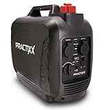 Practixx Benzin Stromerzeuger Inverter | 2000W | 2x 230V Steckdosen / 2x USB Typ A |...