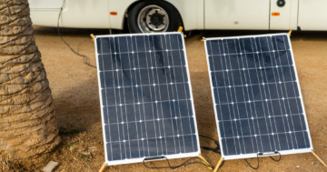 Stromversorgung Wohnmobil durch Solarmodule